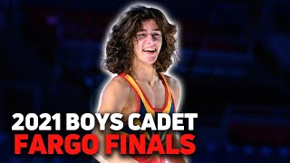 Cadet Boys Freestyle Finals  2021 Fargo [upl. by Armando]