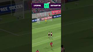 🥶💯 Best Freekick Corner Straight GOAL 🥅⚽ shorts viralvideo trending LIVERPOOL vs SOUTHAMPTON 💯💥 [upl. by Elitnahc]