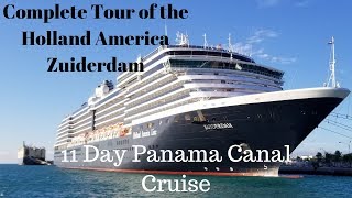 Complete Tour of the Holland America Zuiderdam [upl. by Awe]