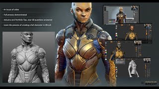 3D Character Design Class 01 SciFi [upl. by Altman]