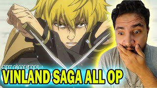 vinland saga all openings reaction [upl. by Ludovico]