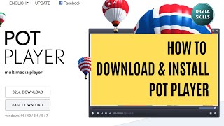 How to Download amp Install Potplayer in Windows  Install Codec amp Setup potplayer windowstutorials [upl. by Priestley]