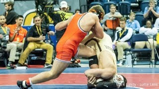 Joe Smith Oklahoma State vs Jordan Kutler Lehigh  2017 Southern Scuffle [upl. by Nayve300]