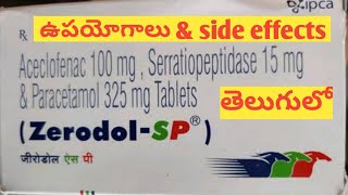 ZerodolSP tablet Uses amp side effects medicine in telugu [upl. by Ferdinana]