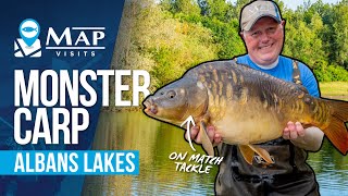 Method Feeder Fishing For BIG CARP  MAP Visits Albans Lakes [upl. by Onilecram]