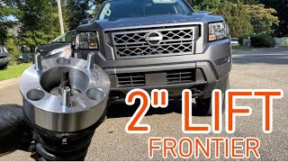 Lifted 2023 Nissan Frontier Pro4x On Stock Wheels [upl. by Shiller]