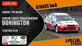 LIVE Dukeries Rally 2024  Stages 5 amp 6  MGJ Engineering Circuit Rally Championship [upl. by Kirenoj]