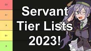 FateGrand Order 2023 Servant Tier Lists Important Info [upl. by Euhc244]