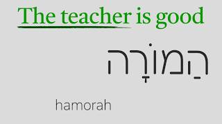 Hebrew Practice and Review Hebrew Basics Review 1 Lessons 1  4 [upl. by Mascia]