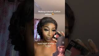 Baddie does a makeup tutorial share viral [upl. by Gniy]