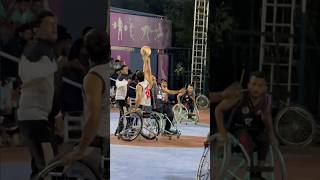 Wheelchair Basketball Match sports shortfeed shortsviral shortfeed sports wheelchairsports [upl. by Maure]