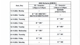 Vtu 2nd year supplementary exam timetable out [upl. by Ysset659]