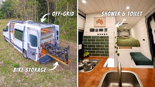 Incredible DIY Camper Build FULL VAN TOUR [upl. by Jaddo]