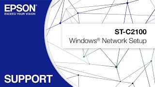 WorkForce STC2100  Windows Network Setup [upl. by Aicenert462]