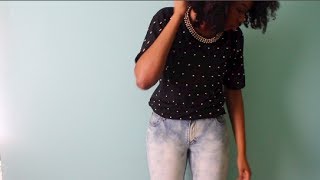 DIY Bleached Jeans [upl. by Yllitnahc772]