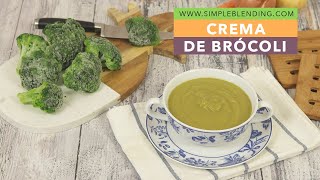 CREMA DE BRÓCOLI  El mejor puré de brécol  Receta con brócoli saludable [upl. by Ameh548]