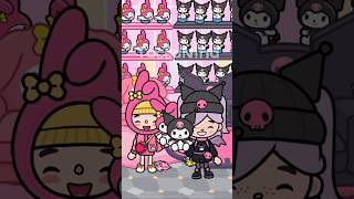 💖Melody vs Kuromi🖤tocaboca tocalifestory fyp tocalifeworld shorts [upl. by Ricardama]