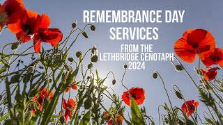 Lethbridge Cenotaph Service  Remembrance Day 2024 [upl. by Enitsirc]