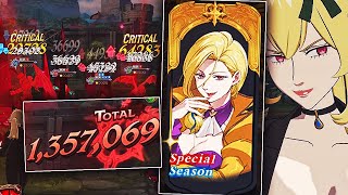 NO SWEAT GELDA EASILY CLEARS HERO ARENA HERO ARENA SEASON 6  Seven Deadly Sins Grand Cross [upl. by Anerrol138]