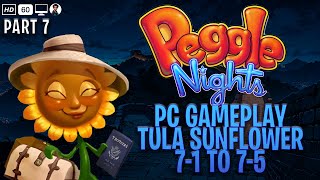 Peggle Nights  Part 7 Tula Sunflower 71 to 75 PC Full HD [upl. by Jany506]