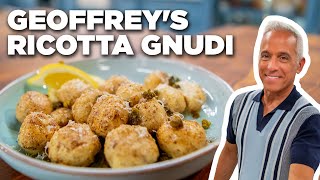 Geoffrey Zakarians Ricotta Gnudi with Browned Butter  The Kitchen  Food Network [upl. by Angil]