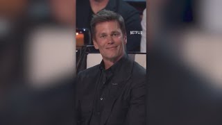 Tom Brady reacts to jokes during live Netflix roast [upl. by Aeneus]