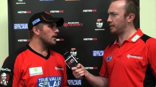 Renegades v Stars  Aaron Finch postmatch interview [upl. by Cohe268]