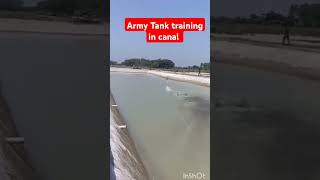 Army 🪖 tank training in canalarmyarmylovershort [upl. by Nimar]