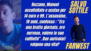 Manuel ucciso per due cuffiette da 14 euro e 99 Il killer confessa “Ero nervoso e lui ha reagito” [upl. by Cordeelia]