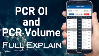 PCR Open Interest and PCR Volume in Option Trading Full Explain  Put Call Ratio Explained in Hindi [upl. by Ahsan]