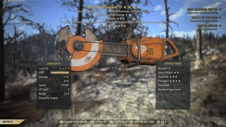 Fallout 76  UPDATED GUIDE ENO6 Guardian Solo Auto Axe Pounders 3057 dmg per hit [upl. by Nnoved670]