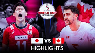 HISTORICAL MATCH  JAPAN vs CANADA  Mens World Cup 2019 [upl. by Lednam192]