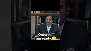 🔥 Saddam Hussein attitude video🔥 attitude saddamhussain attitude viral short shortfeeds [upl. by Iduj]