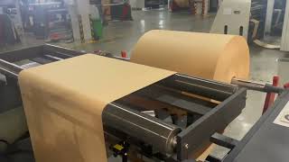 ROKIN brand high quality paper bag making machine with flat handle [upl. by Jeannine]