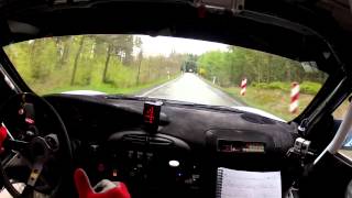 Onboard Porsche GT3 ZeltnerZeltner Sachsen Rallye 2013 Stage 68 HD [upl. by Anemolihp]