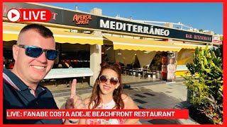 🔴LIVE NEW Restaurant in Fanabe Costa Adeje Tenerife ☀️ Sea Views Canary Islands Spain [upl. by Dam26]