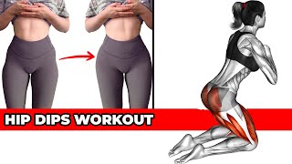 Hip Dips Workout 7 Min Side Booty Exercises 🍑 at Home [upl. by Elacim278]