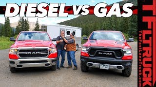 Can the 2020 Ram EcoDiesel Outtow the Mighty HEMI on the Worlds Toughest Towing Test Ike Gauntlet [upl. by Gromme]