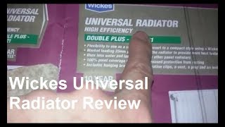 Wickes Universal Radiator Review Double Plus Type 21 [upl. by Dde]