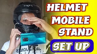 HELMET MOBILE STAND SET UP  RIDE VLOGS VIDEO 📸  UR BUSY PRINCE [upl. by Dric]