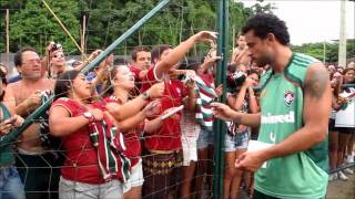 Bastidores do primeiro jogotreino do Fluminense em 2012 [upl. by Htur]