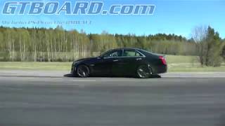 4k NEW Cadillac CTSV vs BMW M3 JB4 ECU  downpipes 475 RWHP [upl. by Richer126]