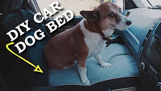 DIY Removable Car Seat Dog Bed  Hand Tool Build [upl. by Lleznol393]