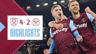 West Ham 42 Brentford  Brilliant Bowen Bags HatTrick  Premier League Highlights [upl. by Serica]