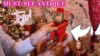 JOHN PORTS PICKS FROM MOMS CORNER AT THE DOLL SHOP  SCHUCO STEIFF DOLLS mustsee antique toys [upl. by Beuthel]