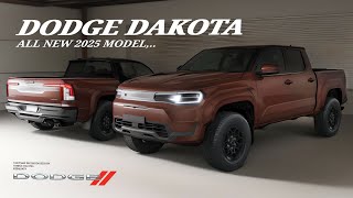 ALL NEW 2025 DODGE DAKOTA REVEALED REDESIGN  Digimods DESIGN [upl. by Zelde]