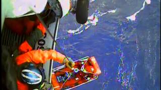 RAW Video shows rescue of HMS Bounty crew members [upl. by Issac980]