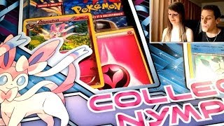 POKÉCOUPLE Ouverture Pokémon du Coffret Nymphali FR   Une belle palette de couleurs [upl. by Odelle]