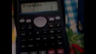 Casio fx350MSpower cheat [upl. by Ahsienahs]