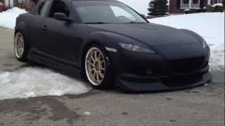 Slammed RX8 Driveway Attempt [upl. by Zipah700]